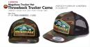 Megabass Trucker Hat Throwback Trucker Camo